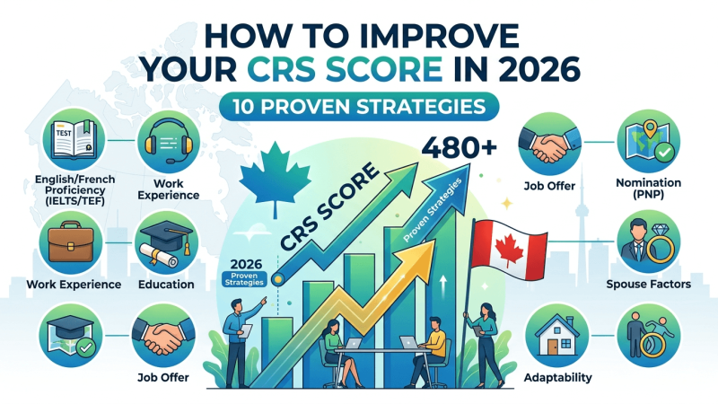How to Improve Your CRS Score in 2026: 10 Proven Strategies