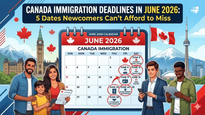 Canada Immigration Deadlines in June 2026: 5 Dates Newcomers Can’t Afford to Miss